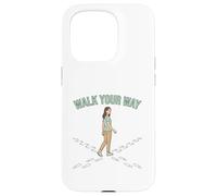 Carcasa para iPhone 15 Pro Diseño de motivación de Camino Personal Walk Your Way