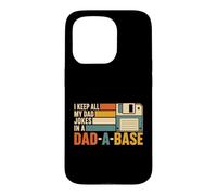 Carcasa para iPhone 15 Pro Diseño I Keep All My Dad Jokes In A Dad-A-Base