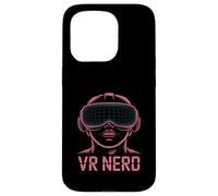 Carcasa para iPhone 15 Pro Diseño tecnológico futurista VR Nerd