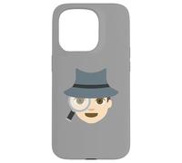 Carcasa para iPhone 15 Pro Disfraz de espía Privado de Detective