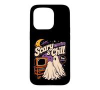 Carcasa para iPhone 15 Pro Disfraz de Noche de Halloween de Ghost Scary Horror Movies N Chill