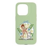 Carcasa para iPhone 15 Pro Disney Bambi & Thumper Spring Floral Plaid Coquette Style