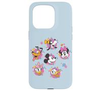 Carcasa para iPhone 15 Pro Disney Mickey & Friends Spring Easter Friendly Flower Faces