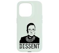 Carcasa para iPhone 15 Pro Dissent Ruth Bader Ginsburg RBG Icono Feminista Memes