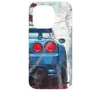 Carcasa para iPhone 15 Pro Distress JDM Drift Race Sport Car Japón Regalo Mercado Nacional