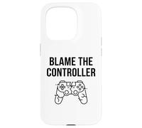 Carcasa para iPhone 15 Pro Divertida Camiseta de Regalo de Blame The Controller Gaming Humor Gamer