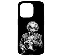 Carcasa para iPhone 15 Pro Divertido Física Científico Jugando Saxofón Matemáticas Nerd Ciencia Humor