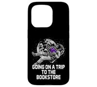 Carcasa para iPhone 15 Pro Divertido Humor de Gusano de Biblioteca Going on a Trip to The Bookstore