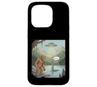 Carcasa para iPhone 15 Pro Divertido Monstruo alienígena de Bigfoot Sasquatch Loch Ness