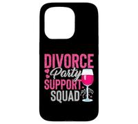 Carcasa para iPhone 15 Pro Divorce Party Support Squad Funny Divorce Party Hombres Mujeres