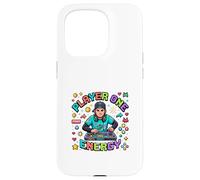 Carcasa para iPhone 15 Pro DJ Retro para Jugadores al Estilo Energy Pixel