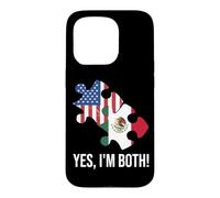 Carcasa para iPhone 15 Pro Doble nacionalidad Estadounidense-Mexicana