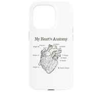 Carcasa para iPhone 15 Pro Dog Lover Heart Anatomy Shirt - Dog Owner, Medic, Veterinary