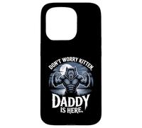 Carcasa para iPhone 15 Pro Don't Worry Kitten Daddy is Here: Werewolf Protector Fantasy