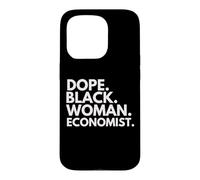 Carcasa para iPhone 15 Pro Dope Black Woman Economista Economistas afroamericanos