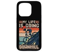 Carcasa para iPhone 15 Pro Downhill Mountainbike Fahrrad - Mi Vida va Cuesta Abajo