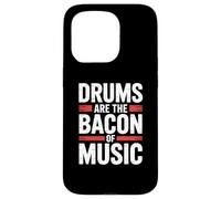 Carcasa para iPhone 15 Pro Drums Are The Bacon of Music