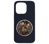 Carcasa para iPhone 15 Pro Dulce cárabo del Bosque observador de pájaros, pájaro Nocturno búho pájaros