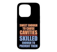 Carcasa para iPhone 15 Pro Dulce Dental para causar Caries Habilidad para prevenir Dentista