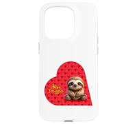 Carcasa para iPhone 15 Pro Dulce Slow Snuggles! - Lindo Perezoso - San Valentín