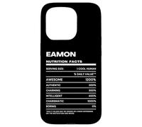 Carcasa para iPhone 15 Pro Eamon Datos de Nutrición Nombre Gracioso