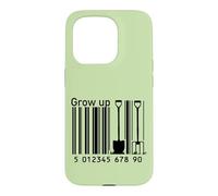 Carcasa para iPhone 15 Pro EAN Code - Pala ecológica para jardinería, Color Negro