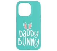 Carcasa para iPhone 15 Pro Easter Family Matching Outfits Pastel Easter Daddy Bunny