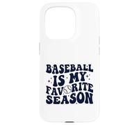 Carcasa para iPhone 15 Pro El béisbol es mi Fan de Gamess Retro de la Temporada Favorita