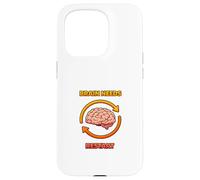 Carcasa para iPhone 15 Pro El Cerebro Necesita reiniciarse Funny Mind Reload Humor