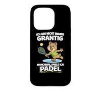 Carcasa para iPhone 15 Pro El Divertido Oso del Pádel No Siempre Está De Mal Humor -