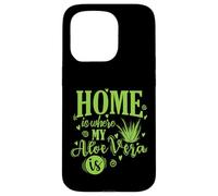 Carcasa para iPhone 15 Pro El hogar es Donde mi Aloe Vera es Medicinal Planta
