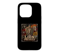 Carcasa para iPhone 15 Pro El león prevalece Apocalipsis 5 5 León Cristiano