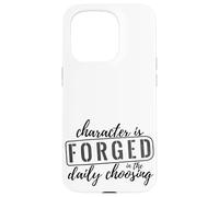 Carcasa para iPhone 15 Pro El Personaje se forja en la elección Diaria