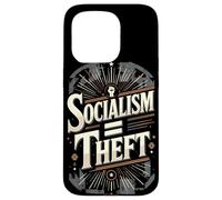 Carcasa para iPhone 15 Pro El Socialismo es Robo Pro capitalismo
