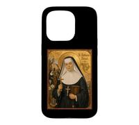 Carcasa para iPhone 15 Pro Elegante Icono católico de Santa Katharine Drexel