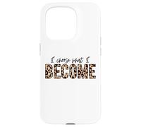 Carcasa para iPhone 15 Pro Elijo lo Que me convierto Positivo Amor Inspirar motivar