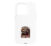 Carcasa para iPhone 15 Pro Ella Que Debe ser obedecida Bruja Halloween