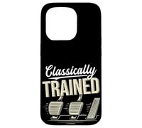 Carcasa para iPhone 15 Pro Embrague Manual de Tres Pedales para automóvil de Entrenamiento clásico