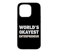 Carcasa para iPhone 15 Pro Emprendedor más Bueno del Mundo Empresario Divertido