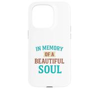 Carcasa para iPhone 15 Pro En Memoria Beautiful Soul Teal