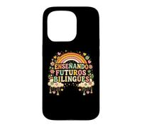 Carcasa para iPhone 15 Pro Ensenando Futuros Bilingües Profesor de Lengua Dual