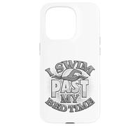 Carcasa para iPhone 15 Pro Equipo de natación Nado más allá de mi Nadador Antes de acostarse