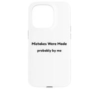 Carcasa para iPhone 15 Pro Errores Divertidos Probablemente cometidos por mí Humor Consciente de sí Mismo