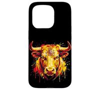 Carcasa para iPhone 15 Pro España ESP 26 Fan Bandera de Toro español Arte Empoderador