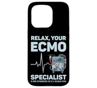 Carcasa para iPhone 15 Pro Especialista en ECMO Terapeuta respiratorio Enfermero de UCI