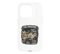 Carcasa para iPhone 15 Pro Especialistas en audífonos ENT Doctor Graphic Cóclea Anatomía