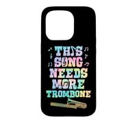Carcasa para iPhone 15 Pro Esta canción Necesita más trombón