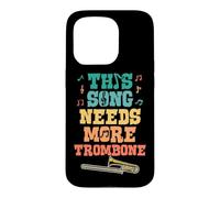 Carcasa para iPhone 15 Pro Esta canción Necesita más trombón