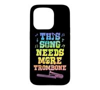 Carcasa para iPhone 15 Pro Esta canción Necesita más trombón