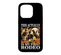 Carcasa para iPhone 15 Pro Este es mi Primer Rodeo de Estilo Bootleg de Rodeo